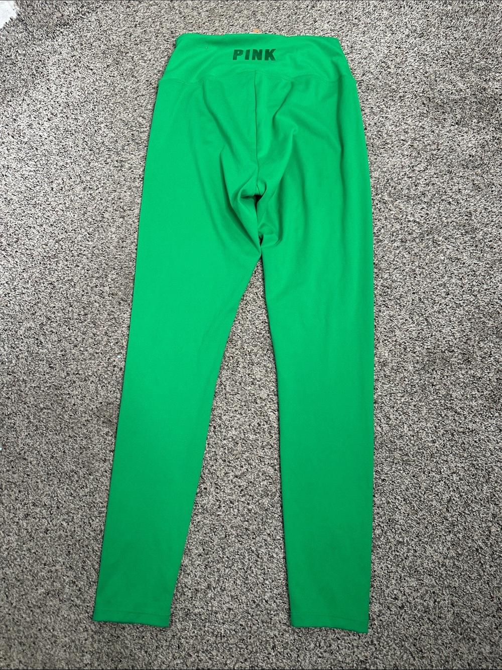 PINK Victoria's Secret Bright Green High-Waist Leggings size M new